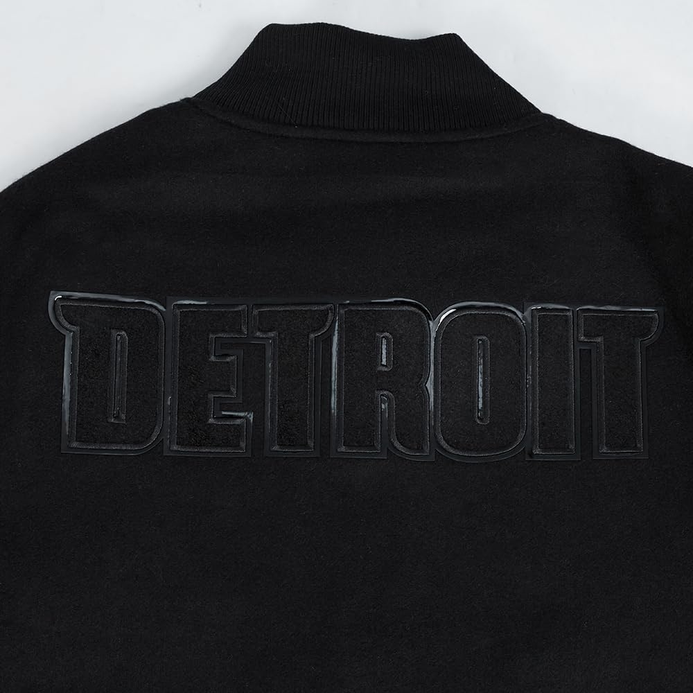 image:imagePro Standard Mens NBA Classic Varsity JacketTriple Black