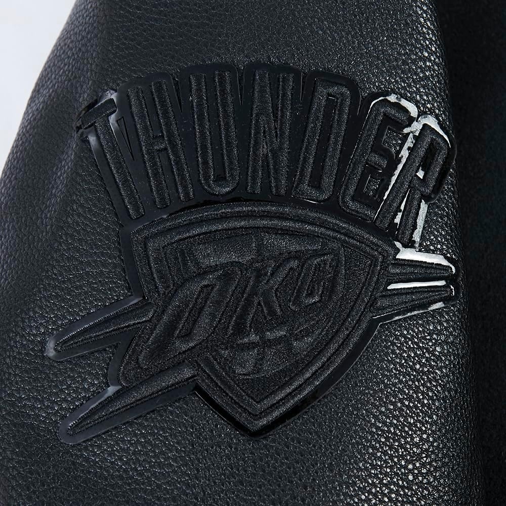 image:imagePro Standard Mens NBA Classic Varsity JacketTriple Black
