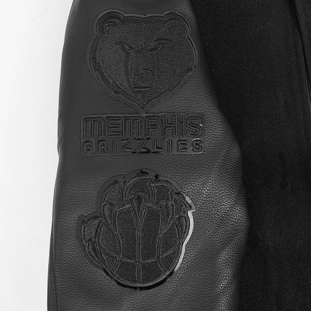 image:imagePro Standard Mens NBA Classic Varsity JacketTriple Black