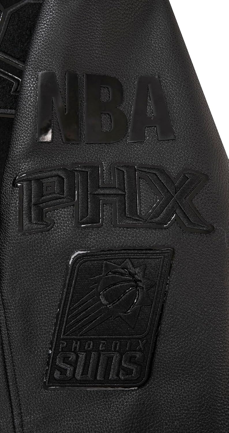 image:imagePro Standard Mens NBA Classic Varsity JacketTriple Black