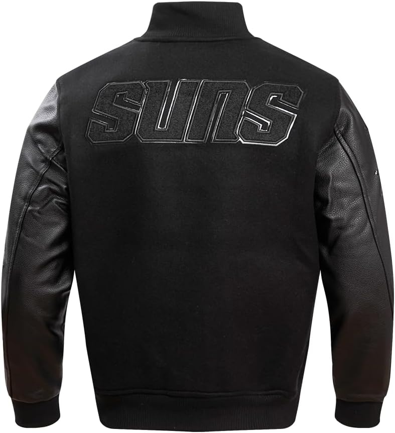 image:imagePro Standard Mens NBA Classic Varsity JacketTriple Black