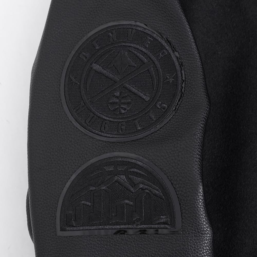image:imagePro Standard Mens NBA Classic Varsity JacketTriple Black