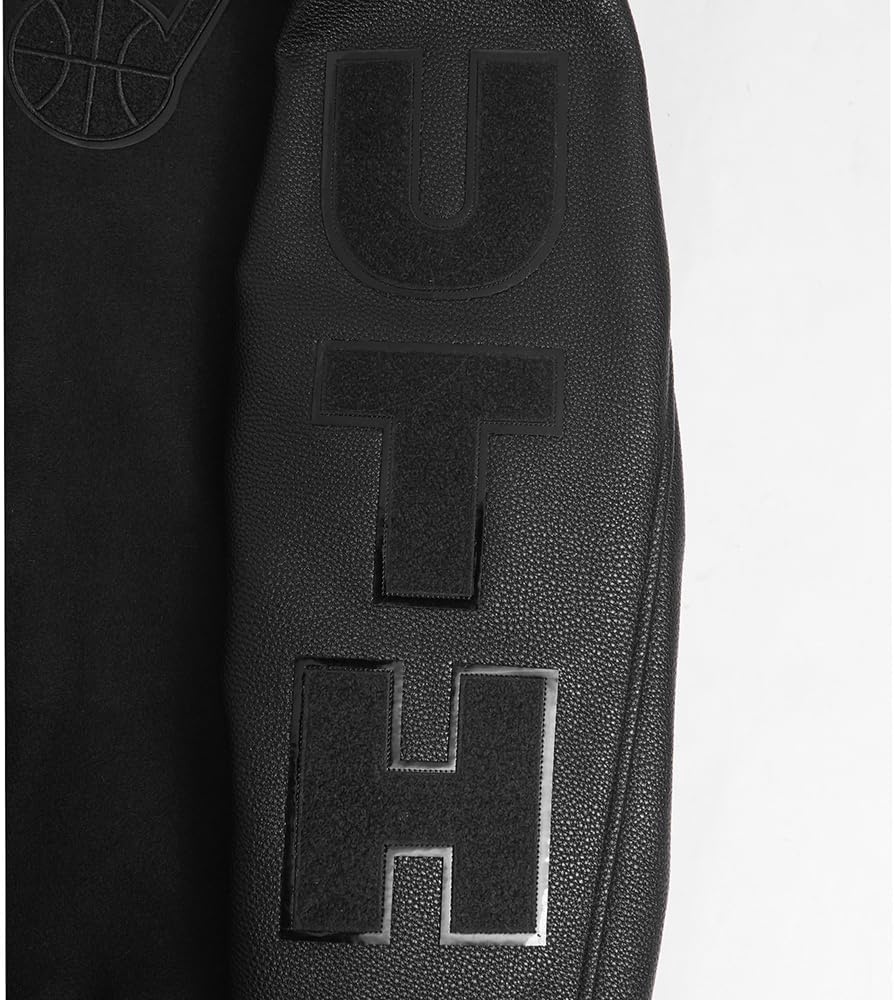 image:imagePro Standard Mens NBA Classic Varsity JacketTriple Black