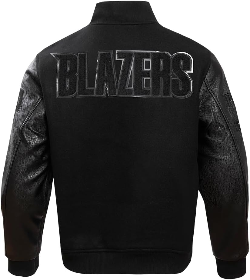 image:imagePro Standard Mens NBA Classic Varsity JacketTriple Black