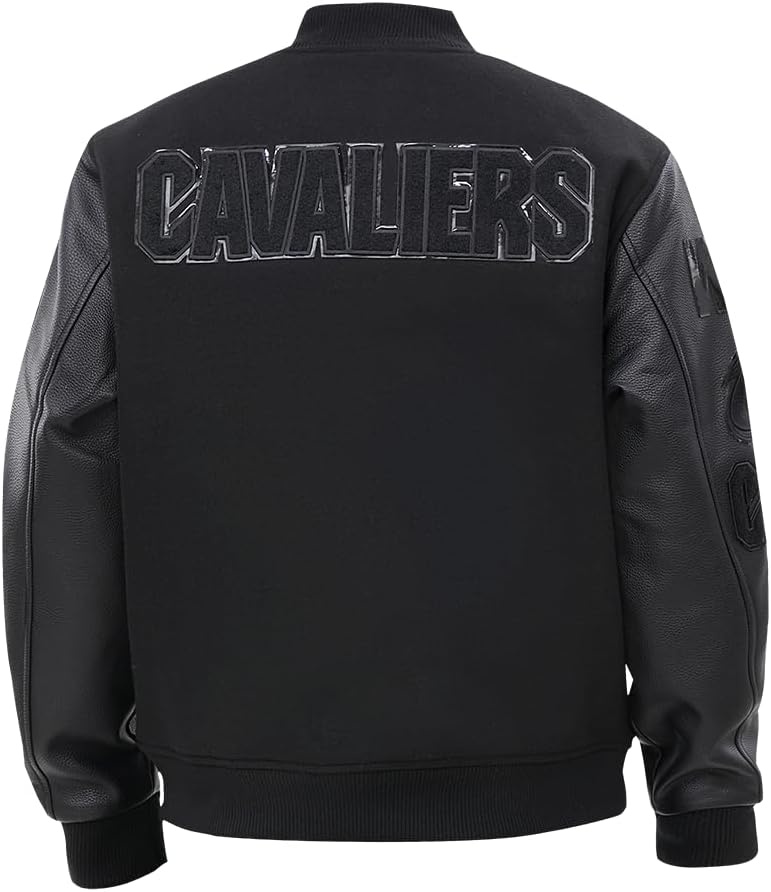 image:imagePro Standard Mens NBA Classic Varsity JacketTriple Black