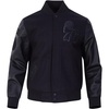 Pro Standard Mens NBA Classic Varsity Jacket(Triple Black)