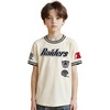 Pro Standard Big Boys NFL Las Vegas Raiders Retro Classics Taping Tee Eggshell/Black S