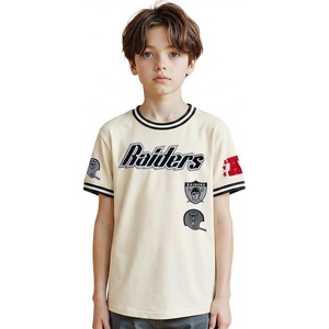 Pro Standard Big Boys NFL Las Vegas Raiders Retro Classics Taping Tee Eggshell/Black S