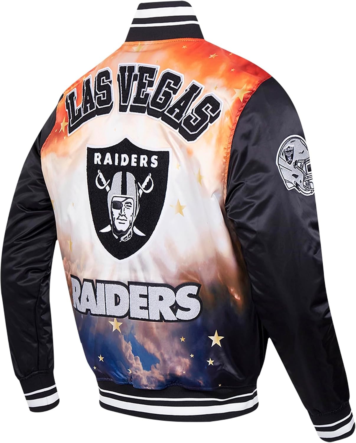 image:imagePro Standard Mens NFL Sublimated Satin Jacket Satin JacketBlack