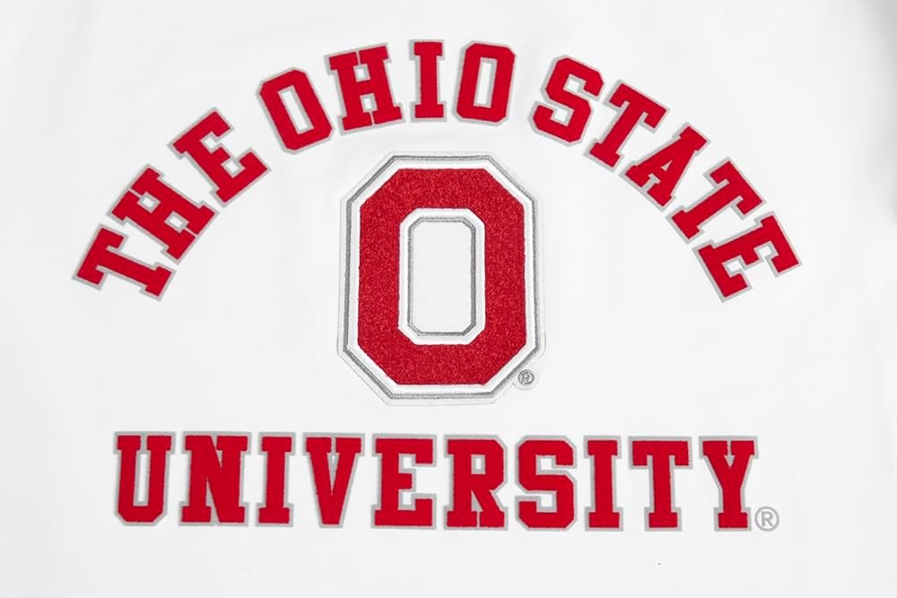 image:imagePro Standard Mens Ohio State University Classic Chenille Short Sleeve Tee White M