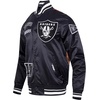 Pro Standard Mens NFL Sublimated Satin Jacket Satin Jacket(Black)