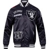 Pro Standard Mens NFL Sublimated Satin Jacket Satin Jacket(Black)