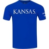 Pro Standard Mens University of Kansas Classic Chenille Short Sleeve Tee Royal Blue 2XL