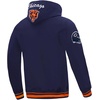 Pro Standard Mens NFL Team Badge Brushed Back French Terry Pull Over Hoodie(Blue)