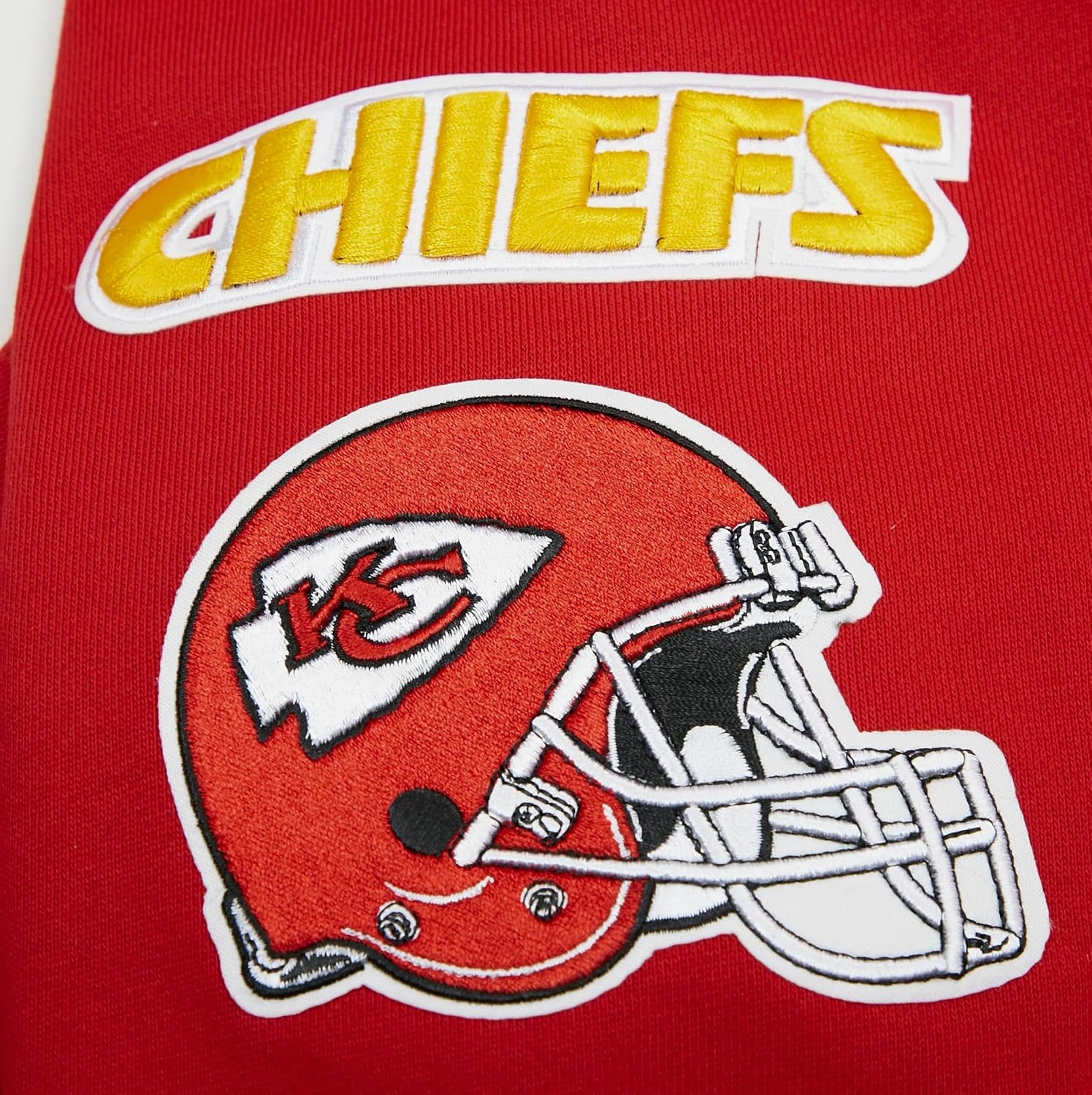 image:imagePro Standard MENS NFL KANSAS CITY CHIEFS CLASSIC CHENILLE PULL OVER HOODIE RED S