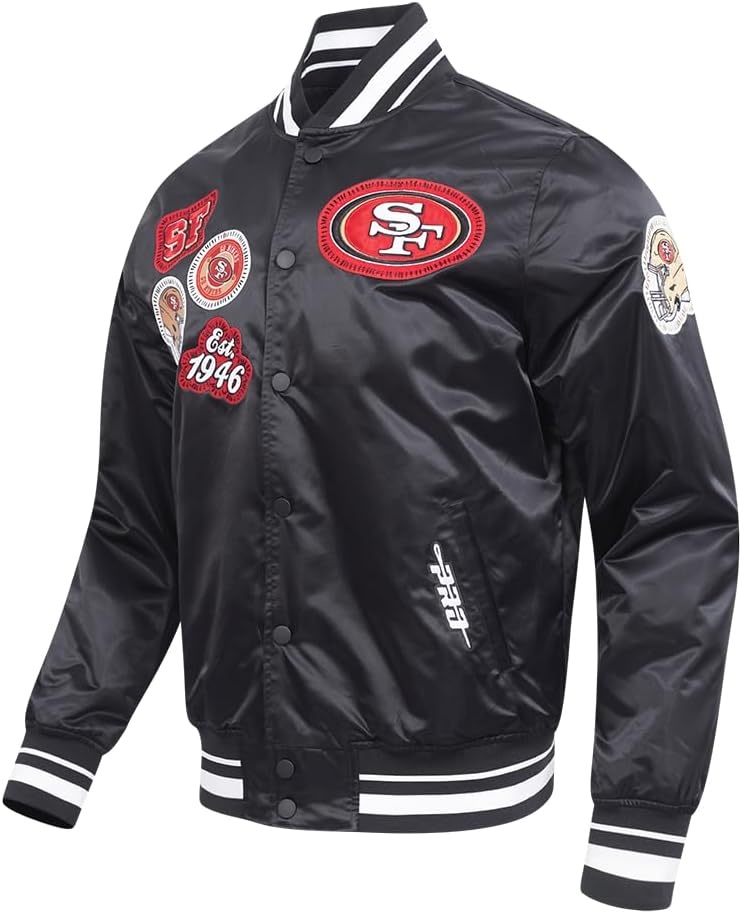 image:imagePro Standard Mens NFL DIY Pick Stitch Satin Jacket