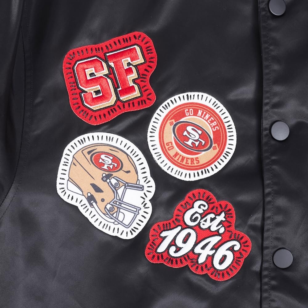 image:imagePro Standard Mens NFL DIY Pick Stitch Satin Jacket