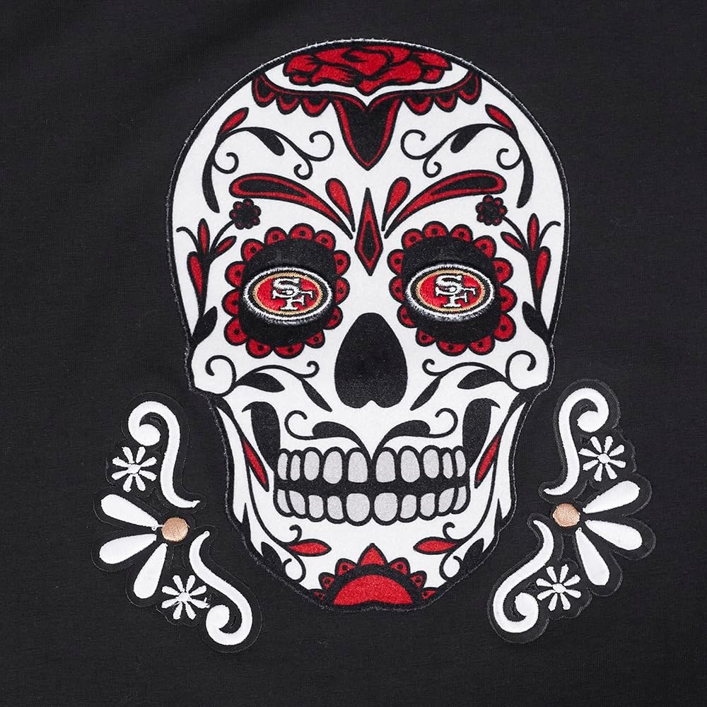 image:imagePro Standard Womens NFL Sugar Skull Short Sleeve Boxy Tee
