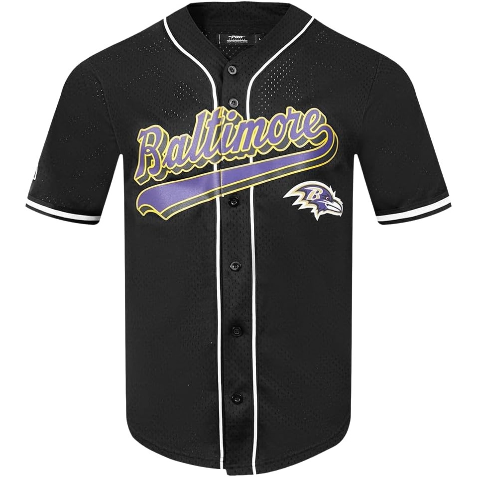 image:imagePro Standard Mens NFL Script Tail Button Down Mesh Top
