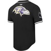 Pro Standard Mens NFL Script Tail Button Down Mesh Top