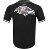 Pro Standard Mens NFL Script Tail Button Down Mesh Top