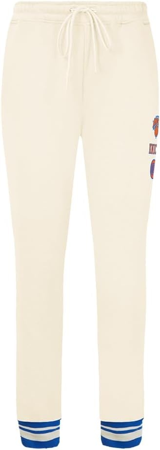 image:imagePro Standard NBA Womens Womens NBA Classic Studio Brushed Back French Terry SweatpantEggshellRoyal Blue