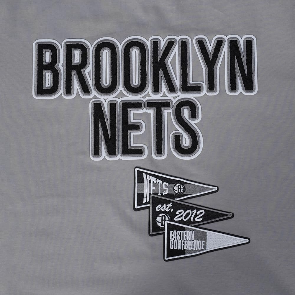 image:imagePro Standard NBA Mens Mens NBA Team Pennants Cotton Short Sleeve TeeGrey