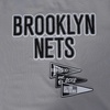 Pro Standard NBA Mens Mens NBA Team Pennants Cotton Short Sleeve Tee(Grey)
