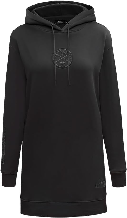 image:imageWomens NBA Classic Hoodie DressTriple Black