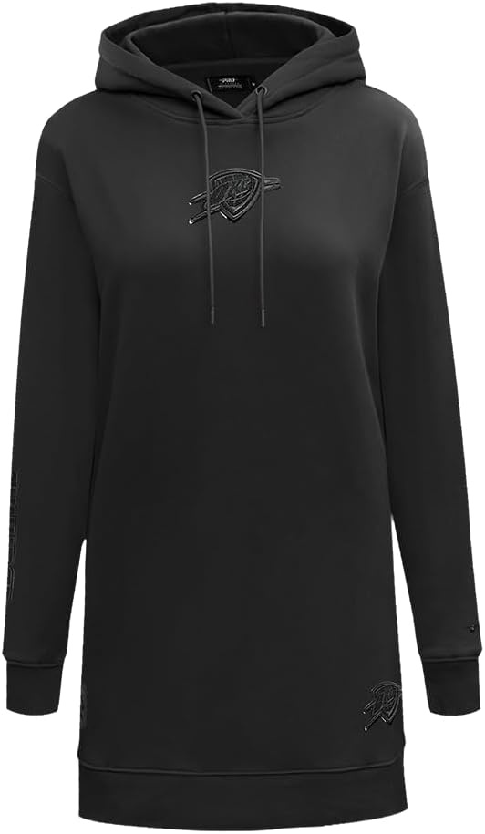 image:imageWomens NBA Classic Hoodie DressTriple Black