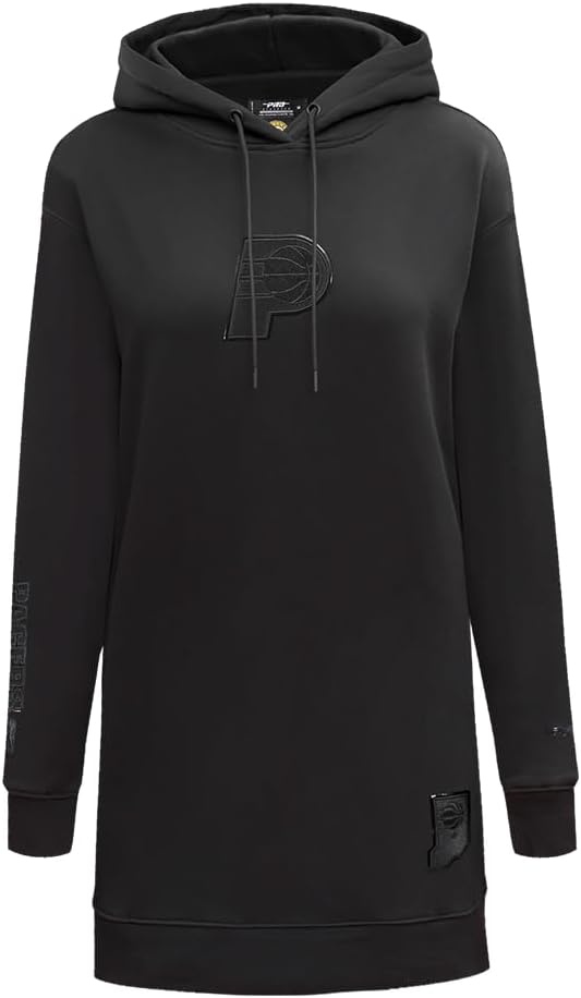 image:imageWomens NBA Classic Hoodie DressTriple Black
