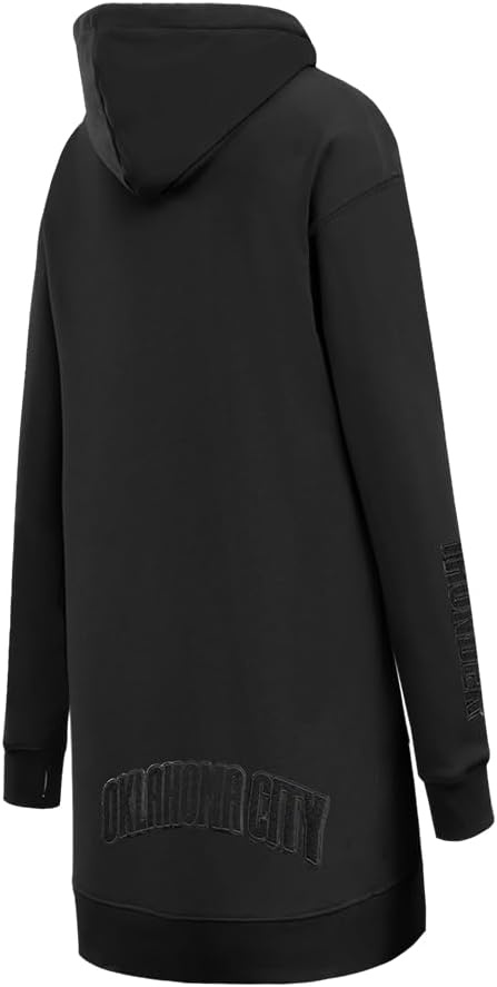 image:imageWomens NBA Classic Hoodie DressTriple Black