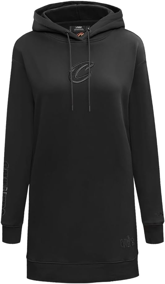 image:imageWomens NBA Classic Hoodie DressTriple Black
