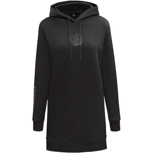 Womens NBA Classic Hoodie Dress(Triple Black)